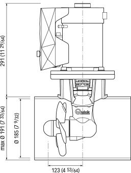 Quick Bow Thruster BTQ 185-55