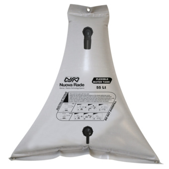 Nuova Rade 31325 - Flexible Water Tank, Triangle, 55L, 860x930x210mm