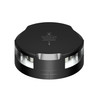 Lopolight 301-030-FB-B - Navigation Light 3NM 360° Anchor/135° Stern, Black W/FB Base