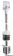 Osculati 11.167.02 - Wall-Mounting White Combined Lightpole 100 cm