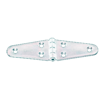 Nuova Rade 43673 - Polyamide Plastic Hinge, Double Oval White, 135x40mm, 270°