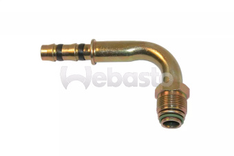 Webasto 6280110FS003B - Refrimaster Fitting 1/2 Inch 90 Degrees O-Ring 7/8 Inch 14unf