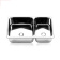 Barka Sink Double 30x33x24x20 cm