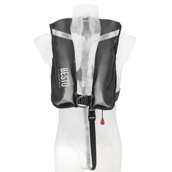 Besto Automatic Life Jacket 300N + Harness Wipe Clean Black