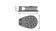 Antal S0611 - Stainless Steel 316 Block Series 65, Ball Bearing, Single Deck Block