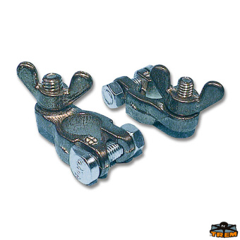 Trem L2006857 - Pair Of Battery Clamps Series Extra Positive And Negative