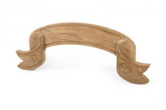 Teak Classic Horseshoe Name Board Plates
