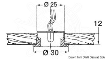 Osculati 13.479.01 - Sagitta Court.Light 12V White