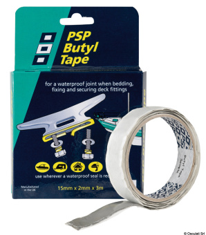 PSP Butyl Waterproof Sealing Tape 15 mm × 2 mm × 3 m, Grey