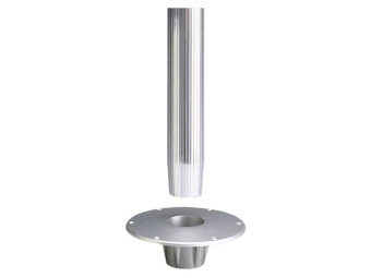 Garelick Table Pedestal Leg, Length 48-74cm with Gas Spring, Ø73mm