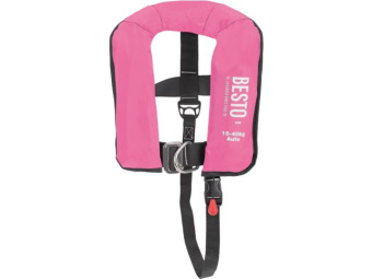 Besto 20427549 - Junior Automatic Life Jacket 100N Pink