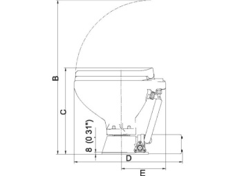 Talamex Toilet Electric Standard 12V