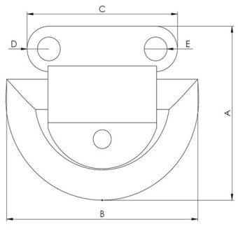 Hollex Deck Eye Foldable 78x69mm