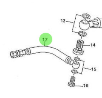 Nanni Diesel 970301851 - Fuel Return Hose Kit for Fuel Filter