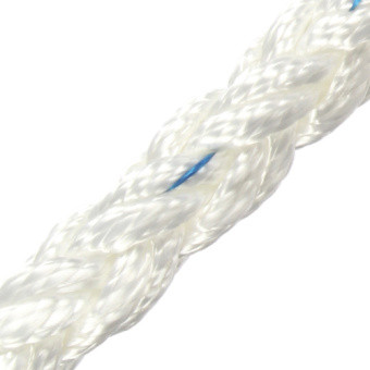 M-Ropes 8-Strand High-Tenacity White Polyester Mooring & Anchor Rope 10-24 mm, 200 m