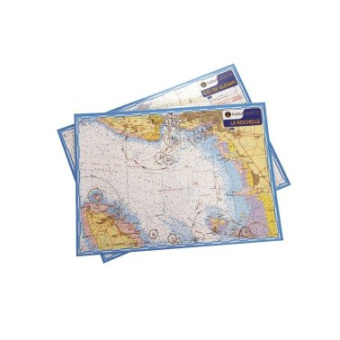 Navicarte Laminated Map St Tropez