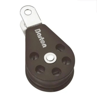 Barton N13090 - Single Double Tang Block Size 3 45mm – Ball Bearing, Ø45mm Sheave, Max Rope 10mm