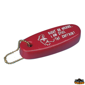 Trem D3282000 - Soft Rubber Floating Key Holder Red Colour 10 Pieces