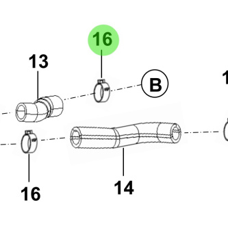 Bukh 14720-28006B - Retaining Clip for R210J and S270J Engines