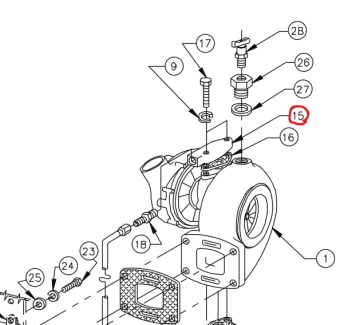 Northern Lights R43928 - ADAPTER, TURBO OIL SUPPLY