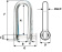 Wichard 1233 - Self-locking Tack Shackle 6 mm Wichard 1233 - Self-locking Tack Shackle 6 mm