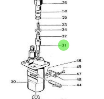 Nanni Diesel 970492146 - Injection Pump Element for HE Series Engines