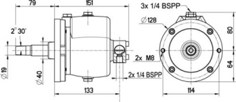 Lecomble & Schmitt Steering Pump LS430 29CT30AL / Revolution With Non-return Valve