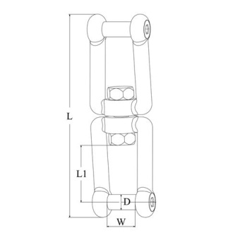 Hollex Snap Shackle 6mm AISI316