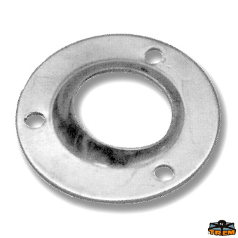 Trem AISI 316 Stamped Stainless Steel 60° Round Weld-On Bases for Ø25 mm Pipe