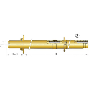 Vetus BR330 - Third Rubber Bearing for Deadwood Tube 30mm