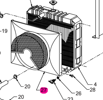 Northern Lights 145546500 - Shroud w/ fan guard