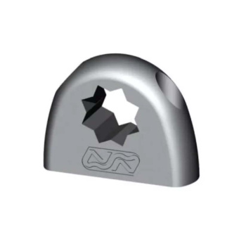 Nuova Rade 198210 - Winch Handle Holder, Side Mounted, Glass Reinforced Nylon, L.60mm, W.19mm, H.45mm, Grey