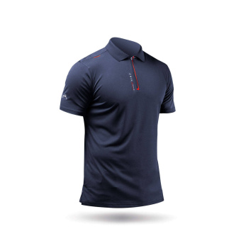 Plastimo 70275 - Men's UVActive Zip Sports Polo Navy Blue Size XL