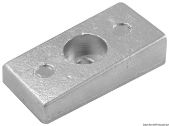 Osculati 43.424.05 - Aluminium plate anode 75/225 HP 36 x 71 mm