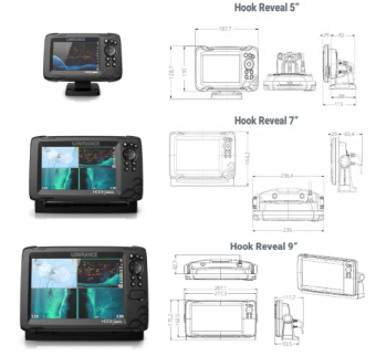 Lowrance Hook 9 With Trasducer Triple Shot