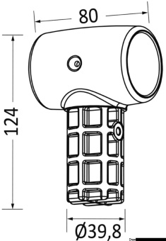 Osculati 48.180.13 - T For T-Top Ø 44 mm