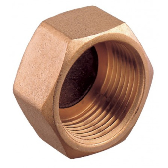 Guidi Bronze Cap F BSP, Female Thread Pipe Cap
