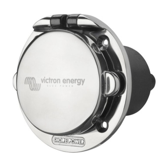 Victron Energy SHP303202000 - Power Inlet Stainless Steel With Cover 32A (2p/3w)