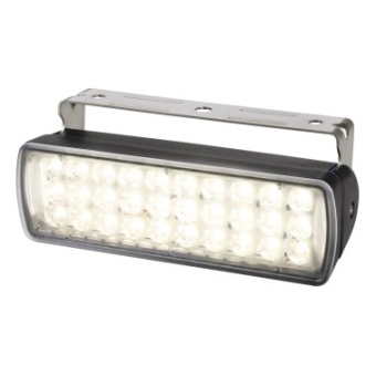 Hella Marine 2LT 980 950-201 - Sea Hawk XL LED Worklight - Spot beam - Dayligth white - 9-33V - 750LM - 12W - Black