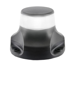 Hella NaviLED All Round Light, White, 9-33v, 360°, 2NM, Black Base, Ø90mm, H=83mm