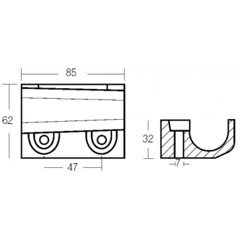 Tecnoseal Zinc Plate For Yamaha Engine 40-50 HP