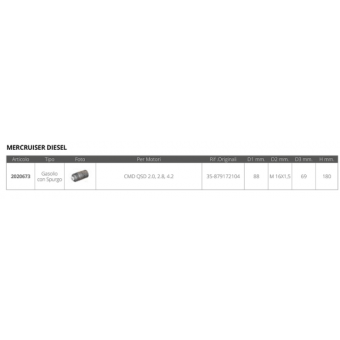 Diesel Filter CMD QSD 2.0, 2.8, 4.2