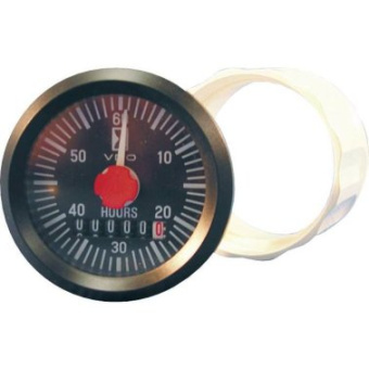 VDO VDO331810012002B/CONDI International Cockpit Clock Ø52mm - 12V With Pointer