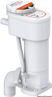 Osculati 50.205.32 - Manual-to-electric toilet conversion kit