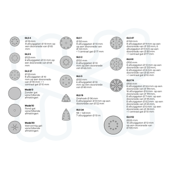 Klingspor Abrasive Disc Velcro (PS 73 BWK) 150mm, Grit Size 180 (100 pcs)