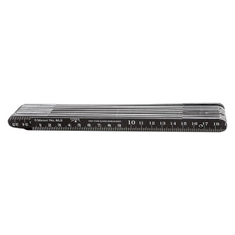 Aluminium Rule Black 3 Meter