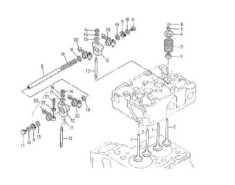 Nanni Diesel 970141016 - WASHER, ROCKER ARM 2.40 for 2.50HE