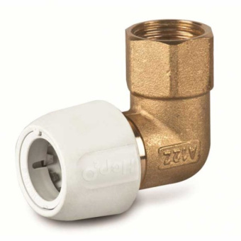 Hep2O Brass 90° Elbow Push-Fit Connector