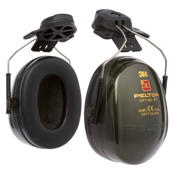 3M H520P3E - Hearing Protector Peltor Optime2 Helmet Mounting Green (SNR 30 dB)