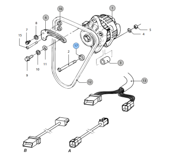 Vetus 08-01390 - Washer D=3d (ø 8,2 x ø 20 x 5 thick)